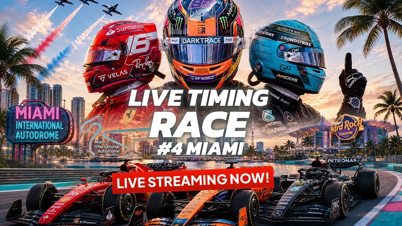 LIVE TIMING F1 26 : MIAMI RACE - YouTube