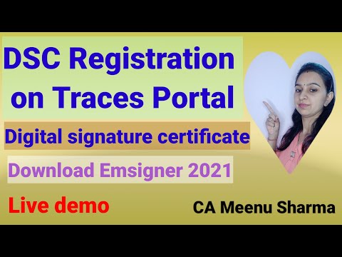 How to register DSC on Traces Portal#Emsigner# Live demo# Why Digital signature Certificate required