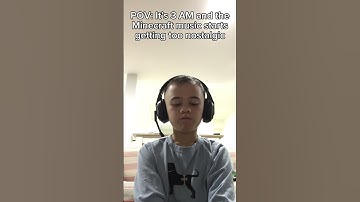 When the Minecraft music gets too nostalgic 🥹🥹