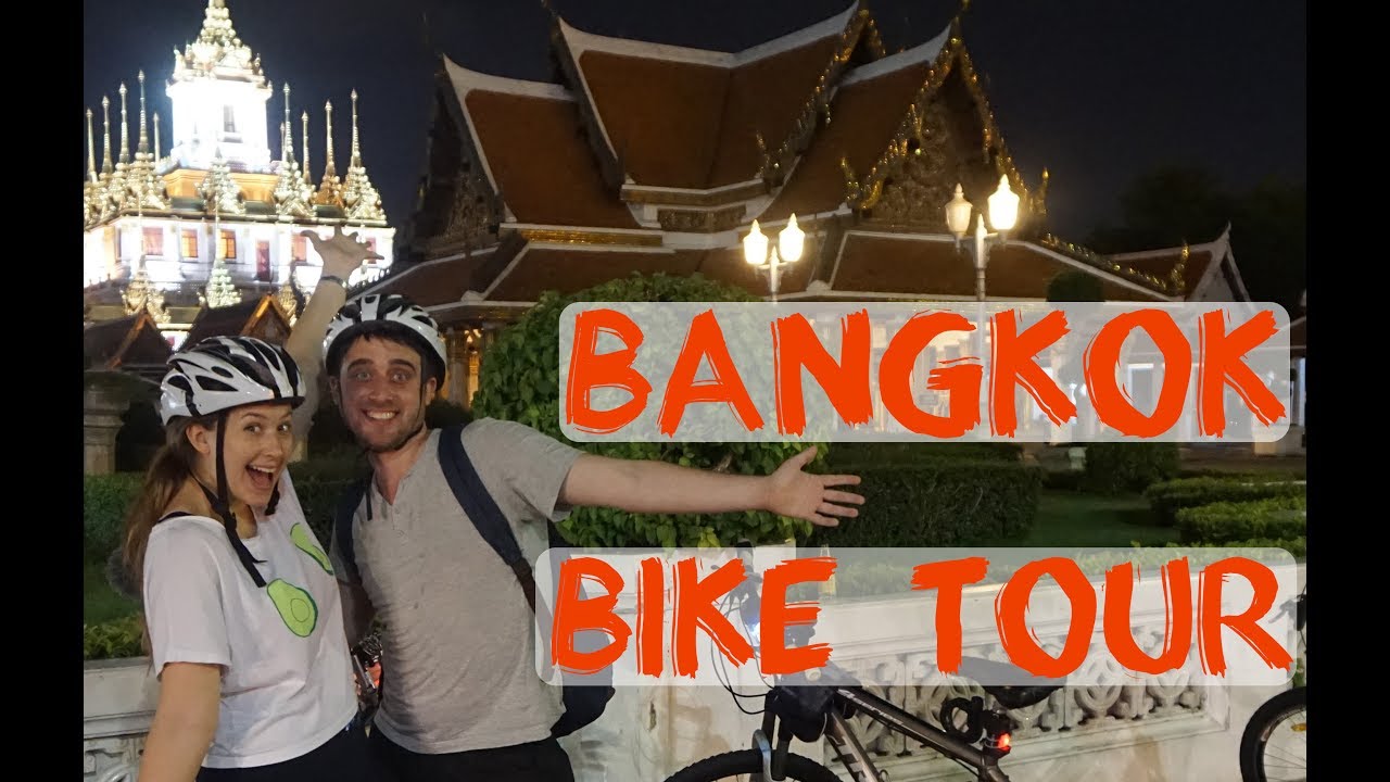 Bangkok Thailand Evening Bike Tour Thailand Vlog 4 YouTube