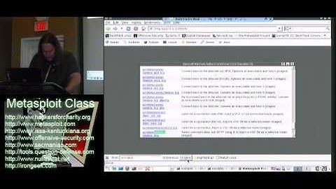 Metasploit Class Videos: 1 Metasploit Intro 3/5