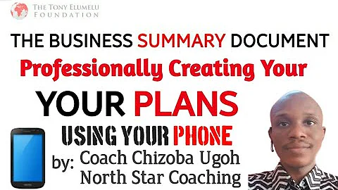 YOUR PLANS - TEF 2022 BUSINESS PLAN SUMMARY DOCUMENT CREATION - Part 6