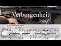 Verborgenheit, in Eb Major, Karaoke, H.Wolf