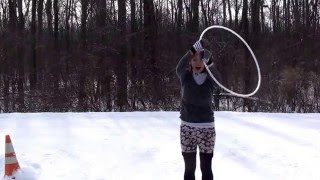 Reverse Escalator Hula Hoop Trick Tutorial