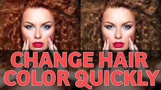 How to Change Hair Color in Photoshop screenshot 4