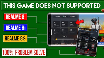 realme 8 this game does not support voice changer|this game does not support voice changer pubg lite