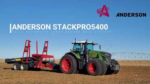 ANDERSON STACKPRO5400 Large Square Bale Stacker, Texas, USA, Jan 2020
