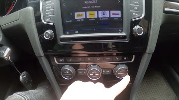 How to Change Airflow Temperature in Volkswagen Golf VII (2012 - 2020) - Adjust Blowing Temperature