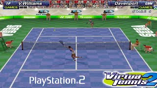 Virtua Tennis 2 2002 Ps2 Venus Williams Vs Lindsay Davenport Day 2