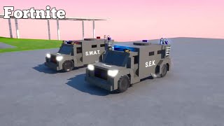 [Fortnite Kreative] So baut man einen Polizei Panzerwagen