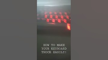 1 FREE Way to make your keyboard THOCK Easily!