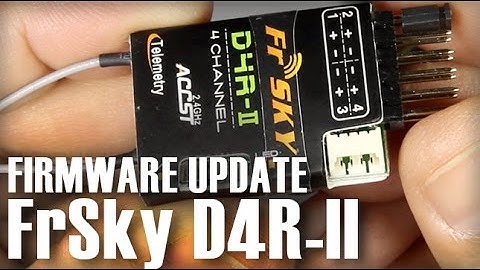 FrSky D4R-II Firmware Update for CPPM Receiver