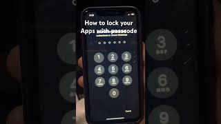 How to Lock your IPhone Apps with passcode!