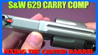 S&W 629 Carry Comp: Canted Barrel Fix! (Repost of Very Old Video)