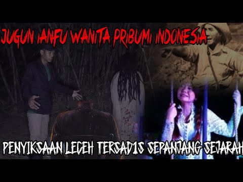 BAMBOO CLUMPS GRAVE TRAGEDY OF THE FORMER COLONIAL HEADQUARTERS 100 INDONESIAN GIRLS ARE ROLLED