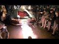 This Lamborghini Aventador is literally ON FIRE, HUGE FLAMES!