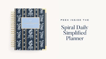 Peek Inside the 2026 Daily Signature Simplified Planner | Simplified® by Emily Ley