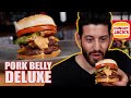 The Hungry JOSH Burger (Pork Belly Deluxe)