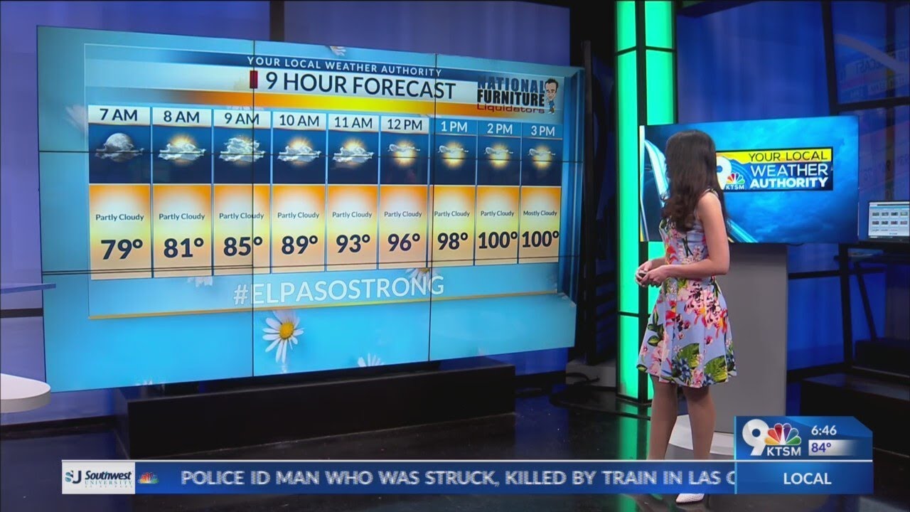 Thursday Forecast: Low triple digits and rain chances - YouTube