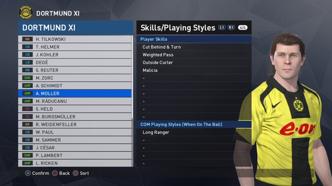 Classic Dortmund PES 2017 (Ps4)