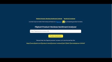 real - time Sentiment Analysis on flipkart product reviews.
