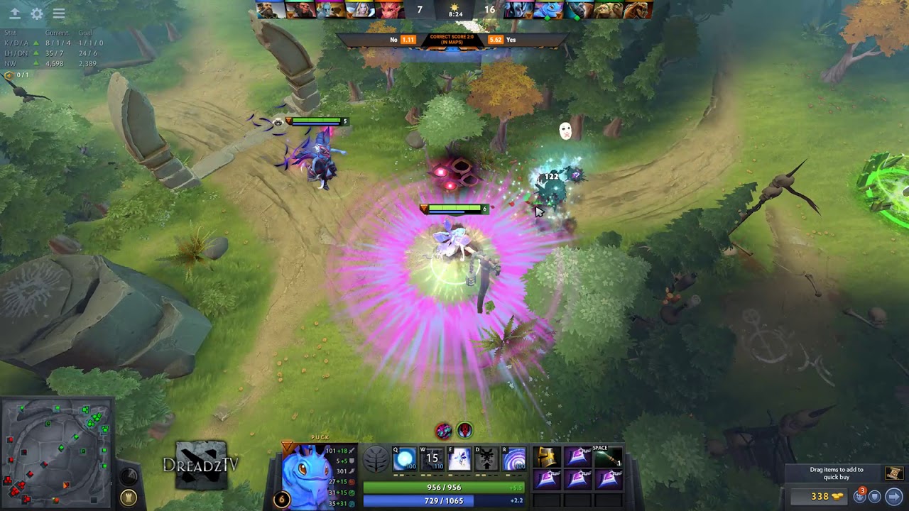 Dread's stream | Puck / Warlock / Earthshaker / Beastmaster / Alchemist | 06.07.2018