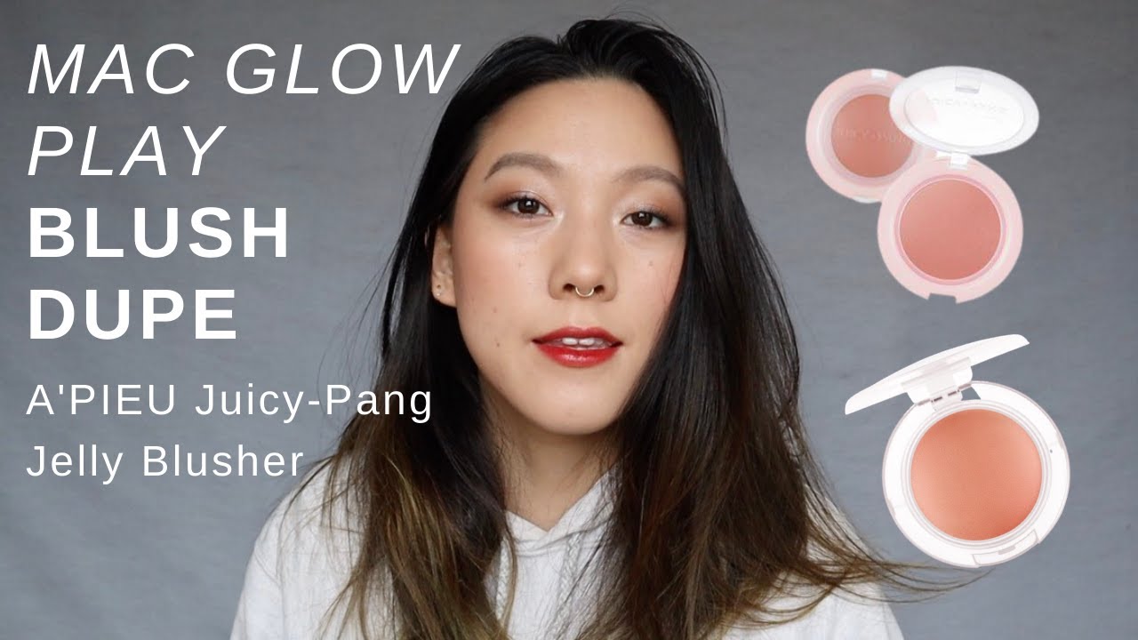 Mac Glow Play Blush DUPE A'pieu Juicy Pang Jelly Blusher Same Finish & Formula! YouTube
