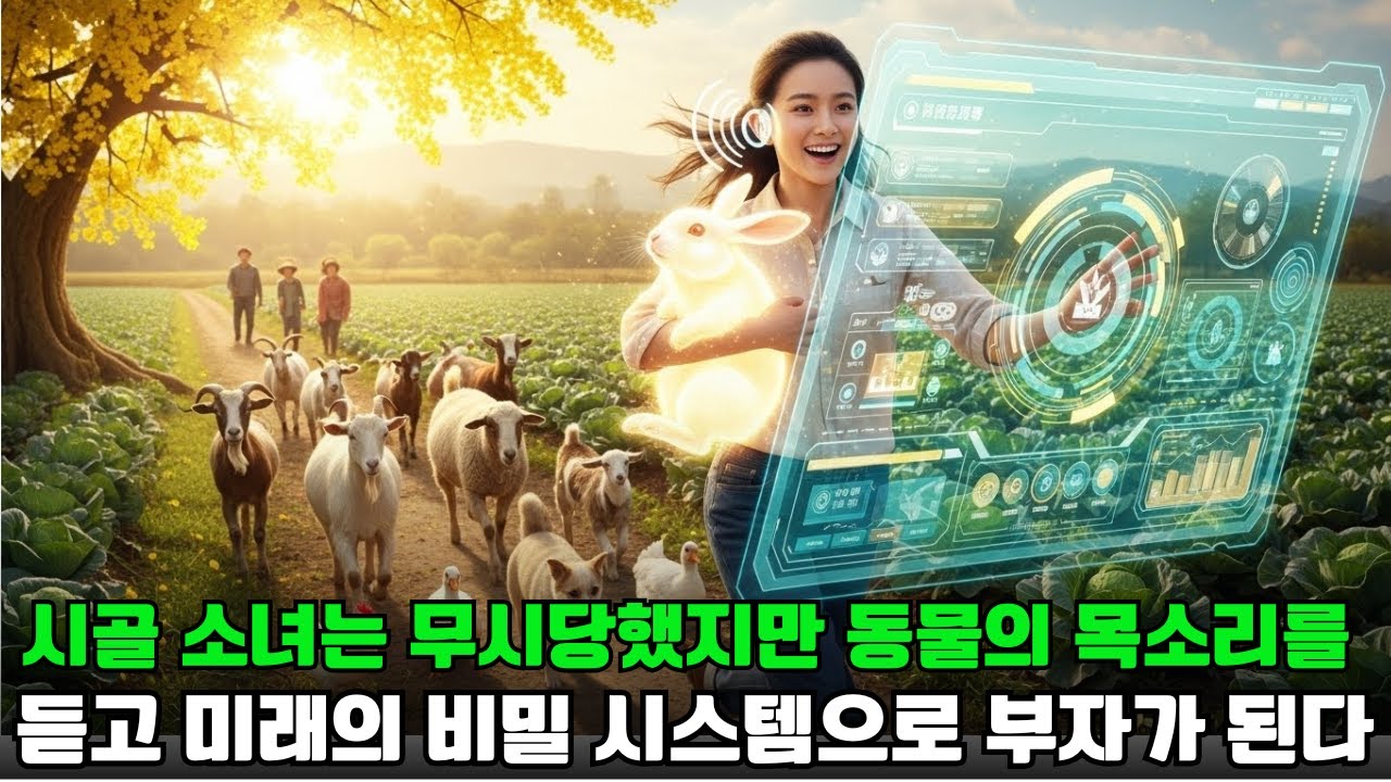 시골 소녀는 무시당했지만 동물의 목소리를 듣고 미래의 비밀 시스템으로 부자가 된다