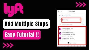 How to Add Stops on Lyft !