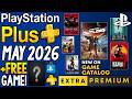 HUGE PS PLUS MAY UPDATES - Get a FREE PS+ Game and PS Plus May 2026 Games Catalog FULL Reveal!
