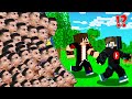 ماين كرافت : الهروب من تسونامي كريستيانو رونالدو ولكن ســـــيييييي !!؟ 😱🔥