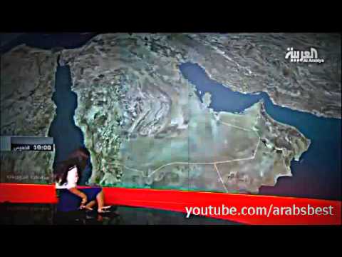 سقوط مذيعة قناة العربية على الهواء مباشرة مواقف مضحكة