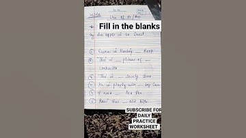 Fill In The Blanks || A/An Article || English Grammar Worksheet || #englishworksheet #class3 #shorts