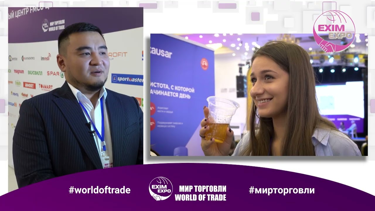 Alibek Bekenov (Galan's Bottlers) на выставке: Производство напитков, экспорт и новые партнёры.