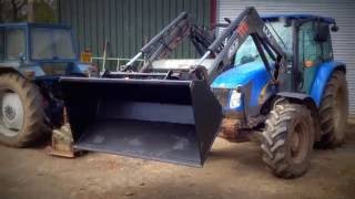 Evans & Reid Loader Bucket - On New Holland tractor T3050