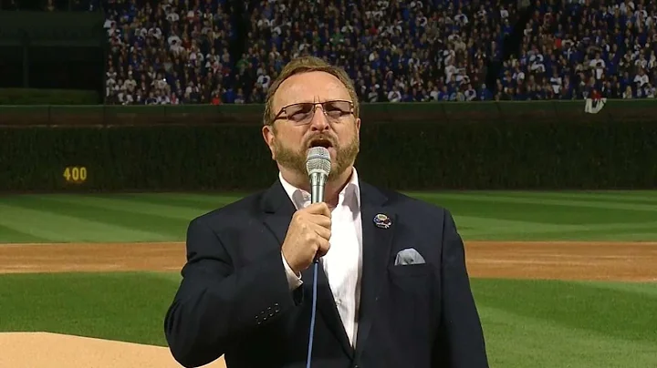 WS2016 Gm5: Messmer sings national anthem before g...