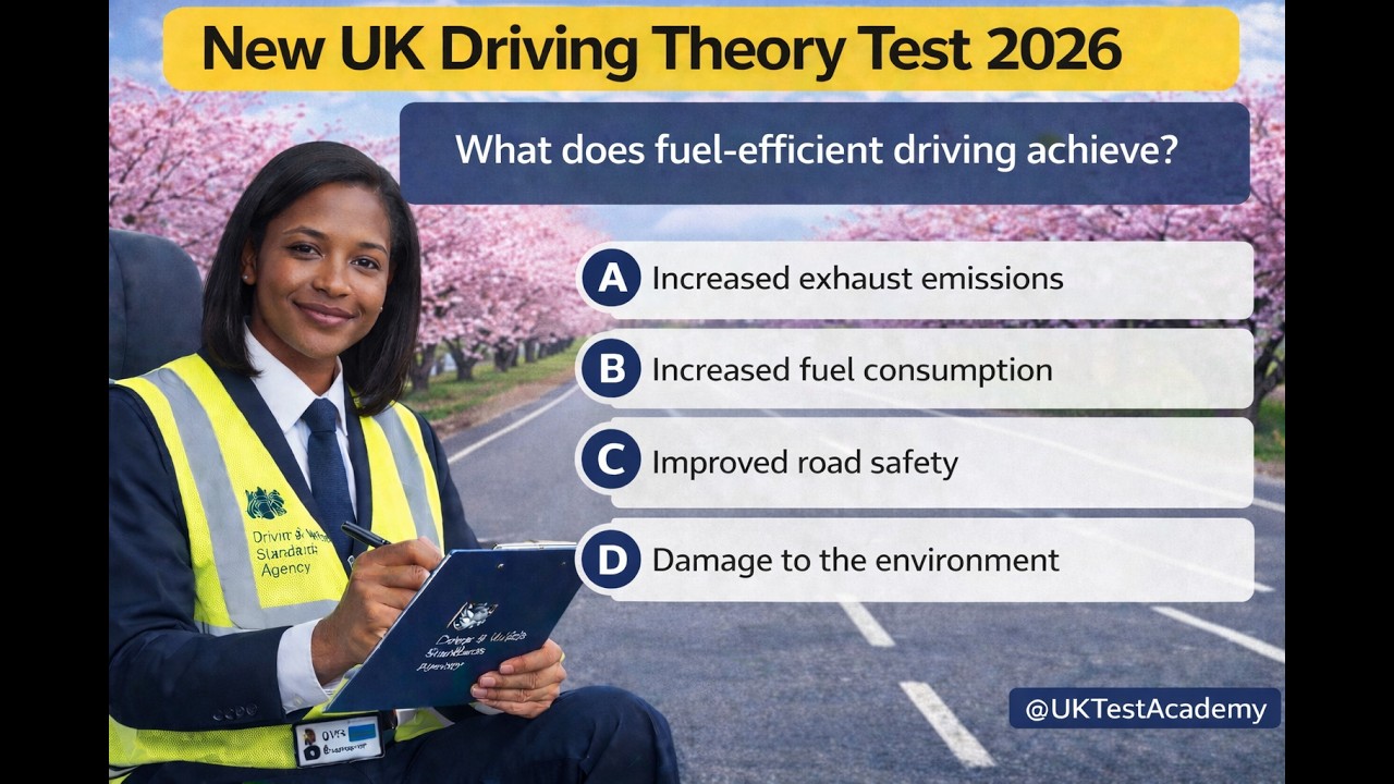 Driving Theory Test 2026 UK | DVSA Theory Test UPDATED Questions ...