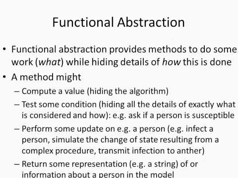 Methods and Functional Abstraction Nugget 3Abstraction in Java, Functional Abstraction and why we us