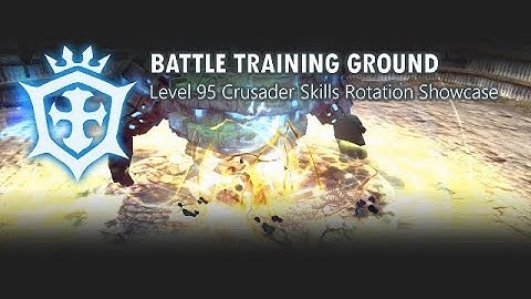 Dragon Nest INA - Level 95 Crusader Damage Test 150B Battle Training Ground Before Lebria Update