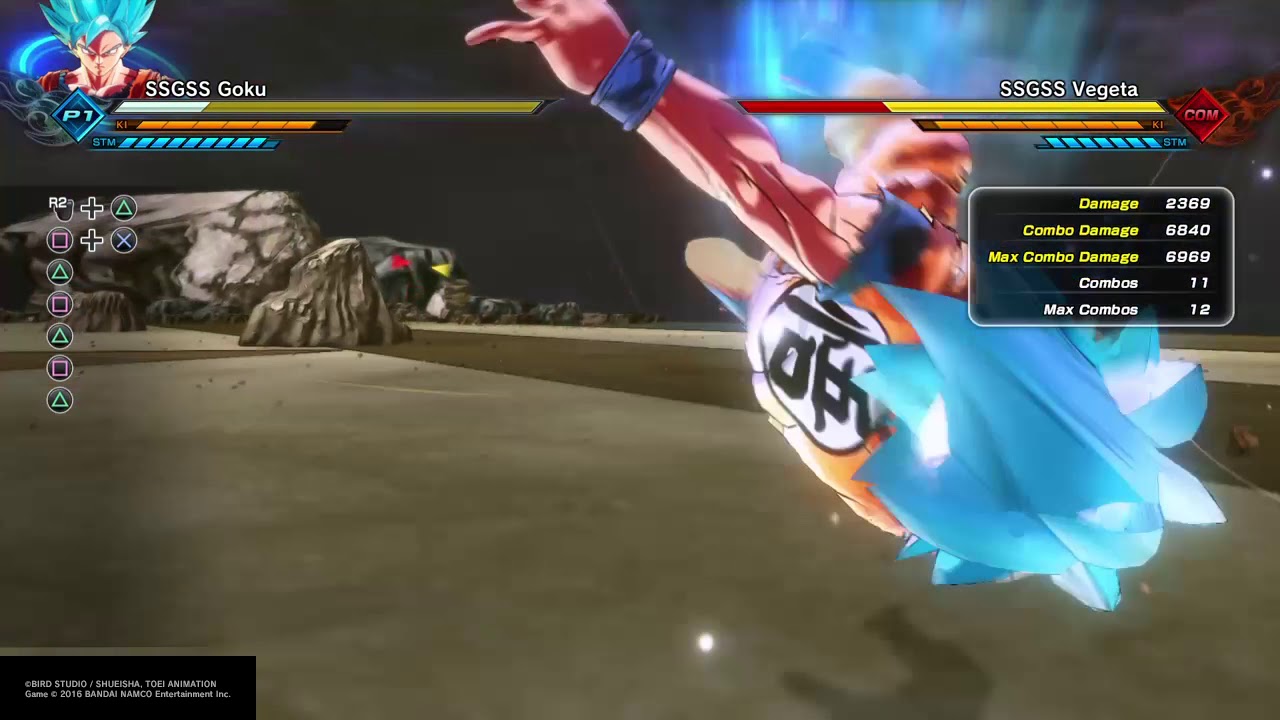 DRAGON BALL XENOVERSE 2 - buffed Super God Fist? - YouTube