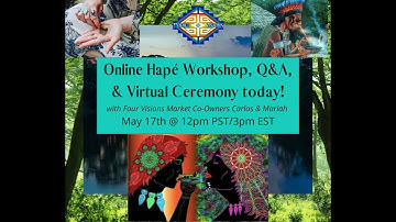 Hapé Workshop, Q&A, & Virtual Ceremony