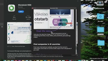 [MAC] Business App from Mac App Store: Storybook WEB (Basic Overview)
