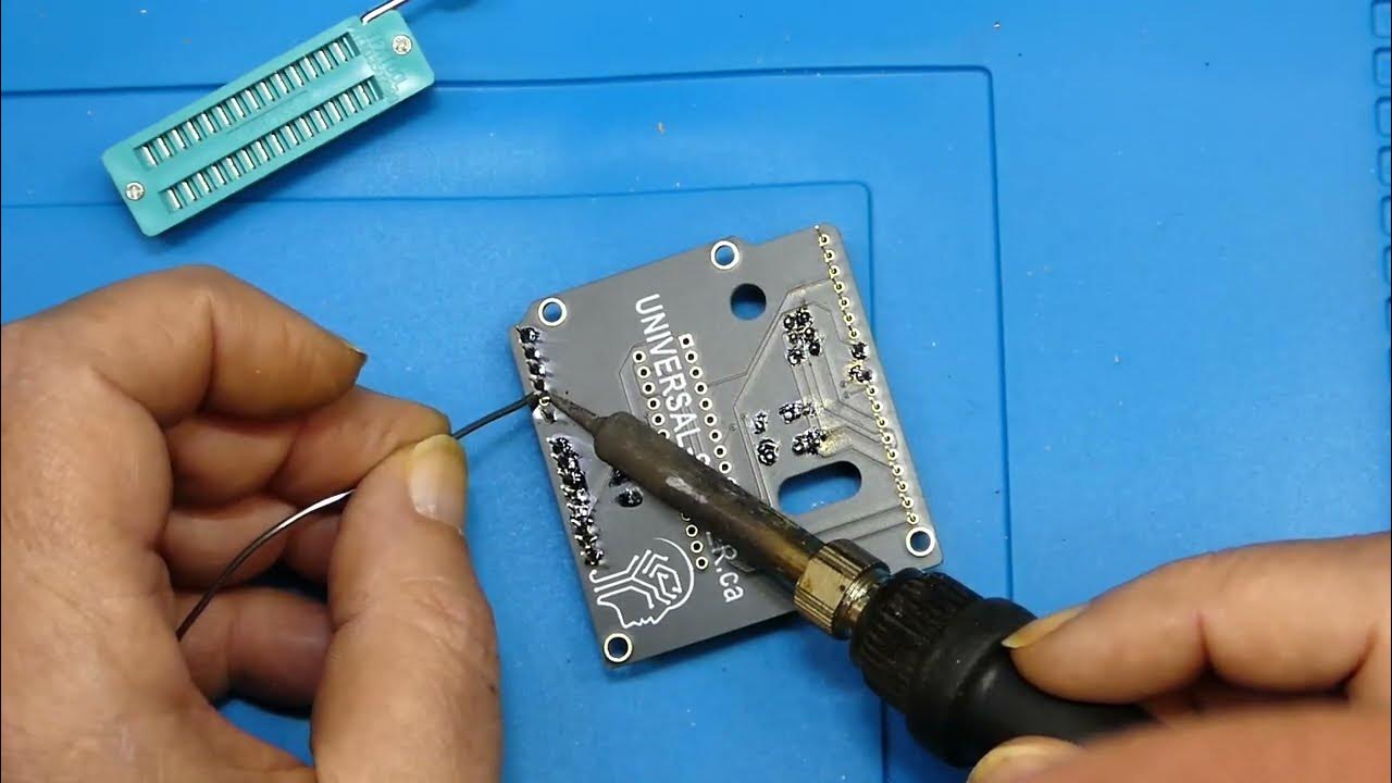 It's Time to Assemble the CANADUINO ZIF Socket ShieldV2 from UNIVERSAL