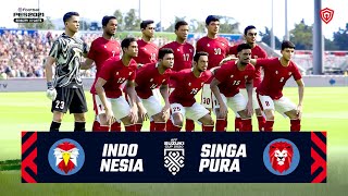 INDONESIA VS SINGAPURA SEMIFINAL AFF SUZUKI CUP 2020 LEG 2 | Full Match PES 2021
