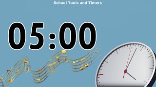 5 Minute Countdown Timer - Analog Clock 🕒 Gentle Alarm screenshot 3
