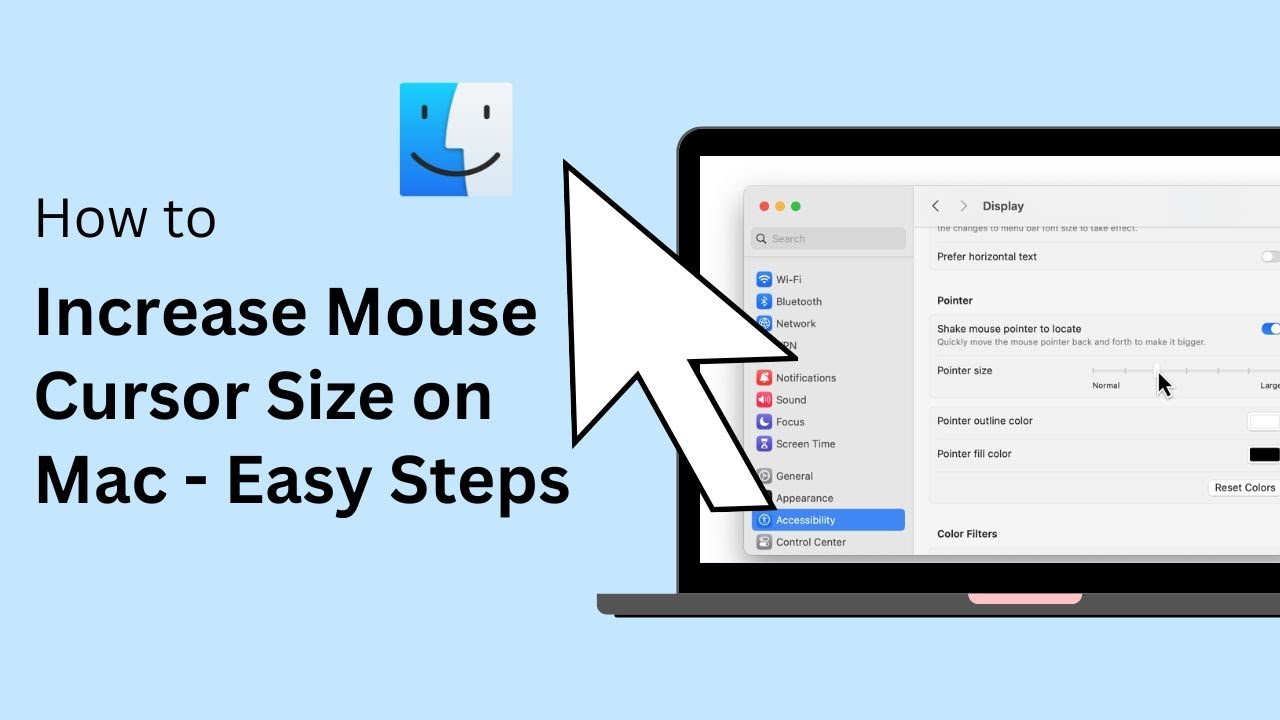 How to Increase/Decrease Mouse Pointer (Cursor) Size on Mac !