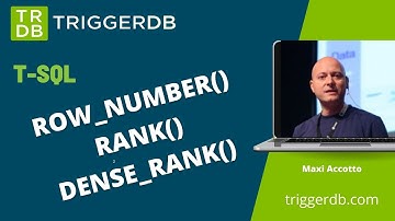 Tutorial SQL: Funciones ROW_NUMBER, RANK() y DENSE_RANK()