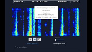 Grandomastery Spectrogram for TOEFL and IELTS speaking parts