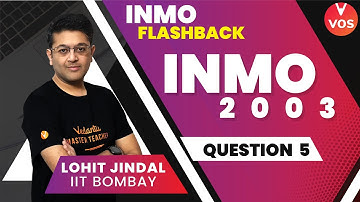 INMO 2003 Q5 - INMO Flashback | Math Olympiad Preparation | INMO 2022-23 | Lohit Jindal | VOS