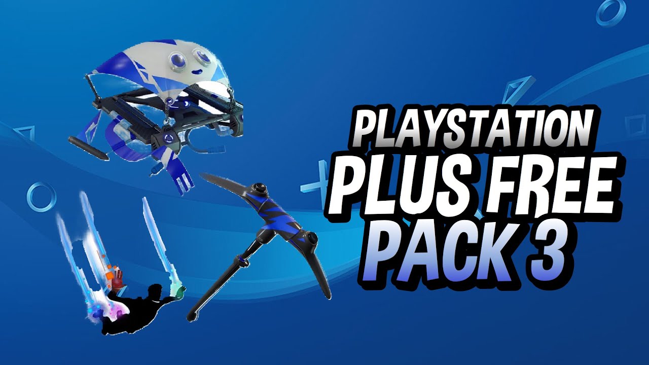 How To Get Fortnite Free Ps Plus Pack 3 Playstation Celebration Pack 3 Youtube
